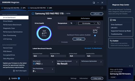 SSD firmware and support .